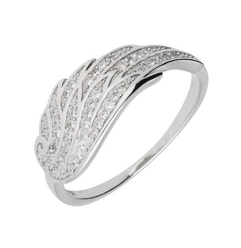 Silver Ring #6 #6.5 #7 #7.5 #8 #8.5 Cr1028 Wings