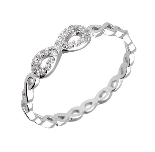 Silver Ring Us Size 6# 7# 8# 9# Infinity