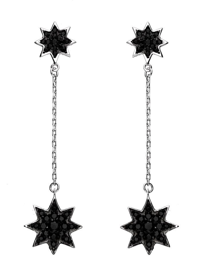 Silver Earrings Chain