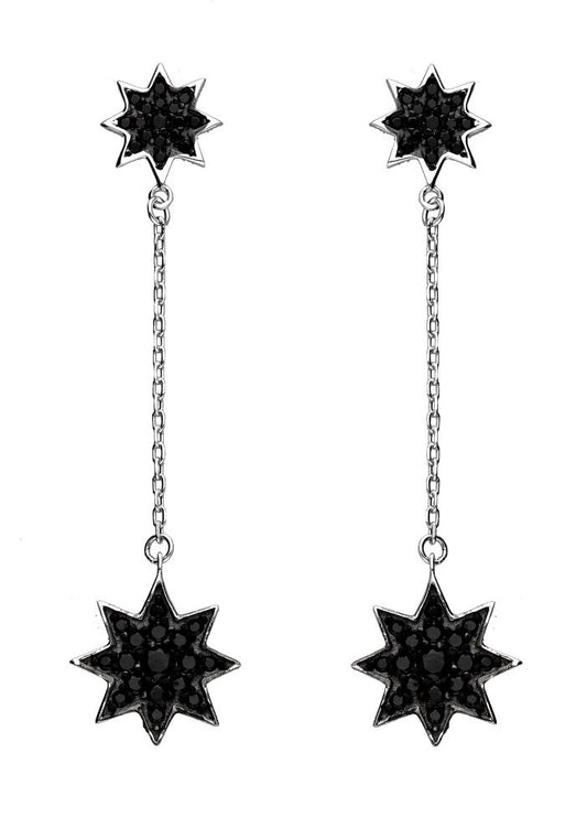 Silver Earrings Chain