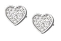 Silver Earrings Heart