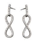 Silver Earrings Eor00358 Infinity