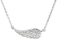 Silver Necklace Wings