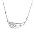 Silver Necklace Wings