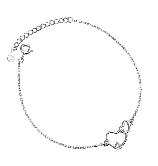 Silver Bracelet Heart