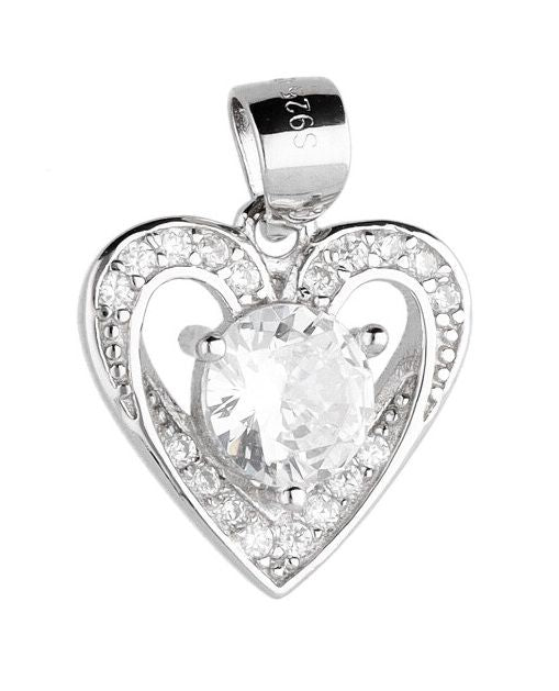 Silver Pendant Heart
