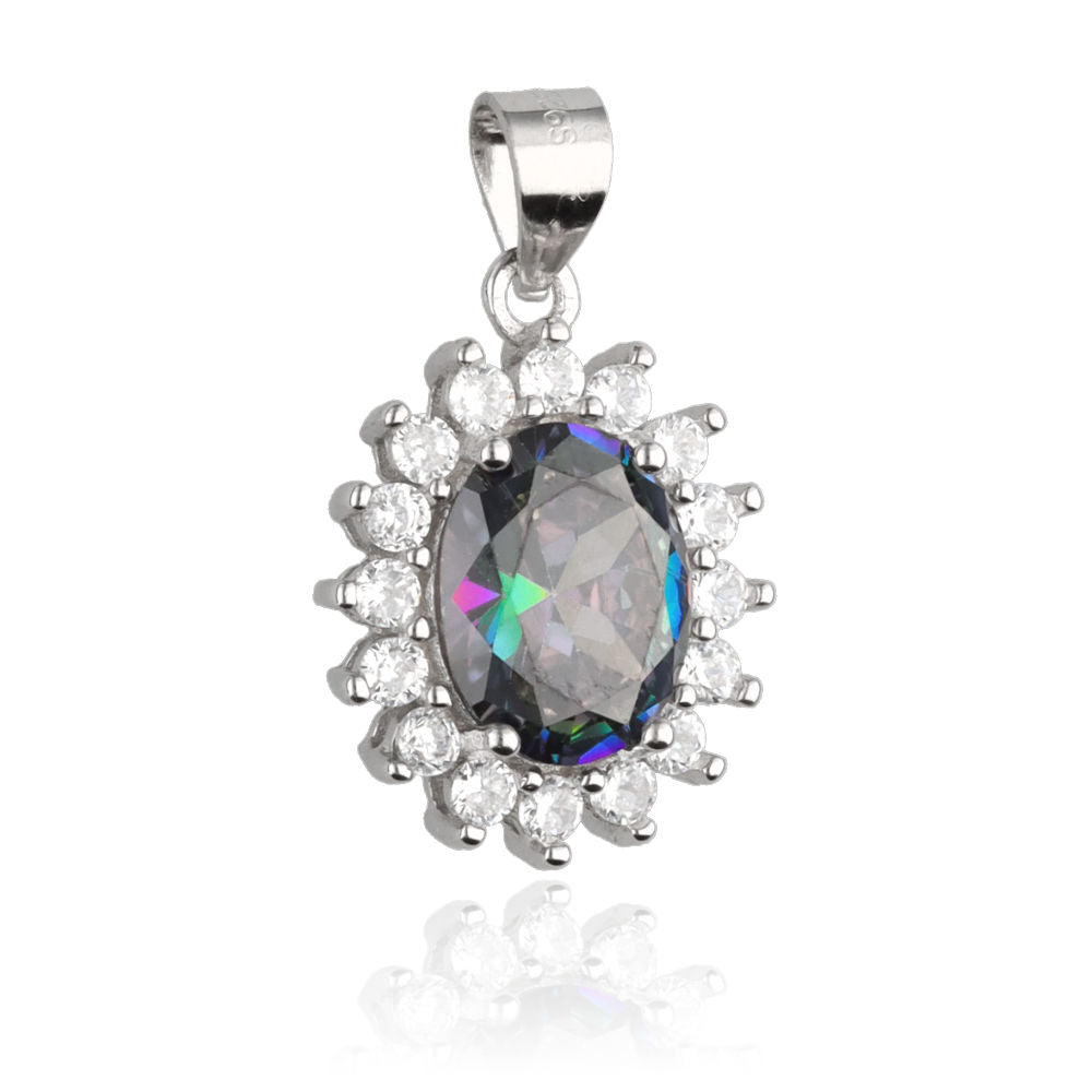 Silver Pendant Vitrail Kajtówka