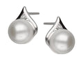 Silver Earrings Pearl