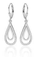 Silver Earrings English Long