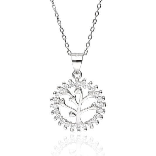 Silver Necklace Tree