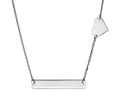 Silver Necklace Heart