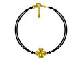 Silver Bracelet Black Gold
