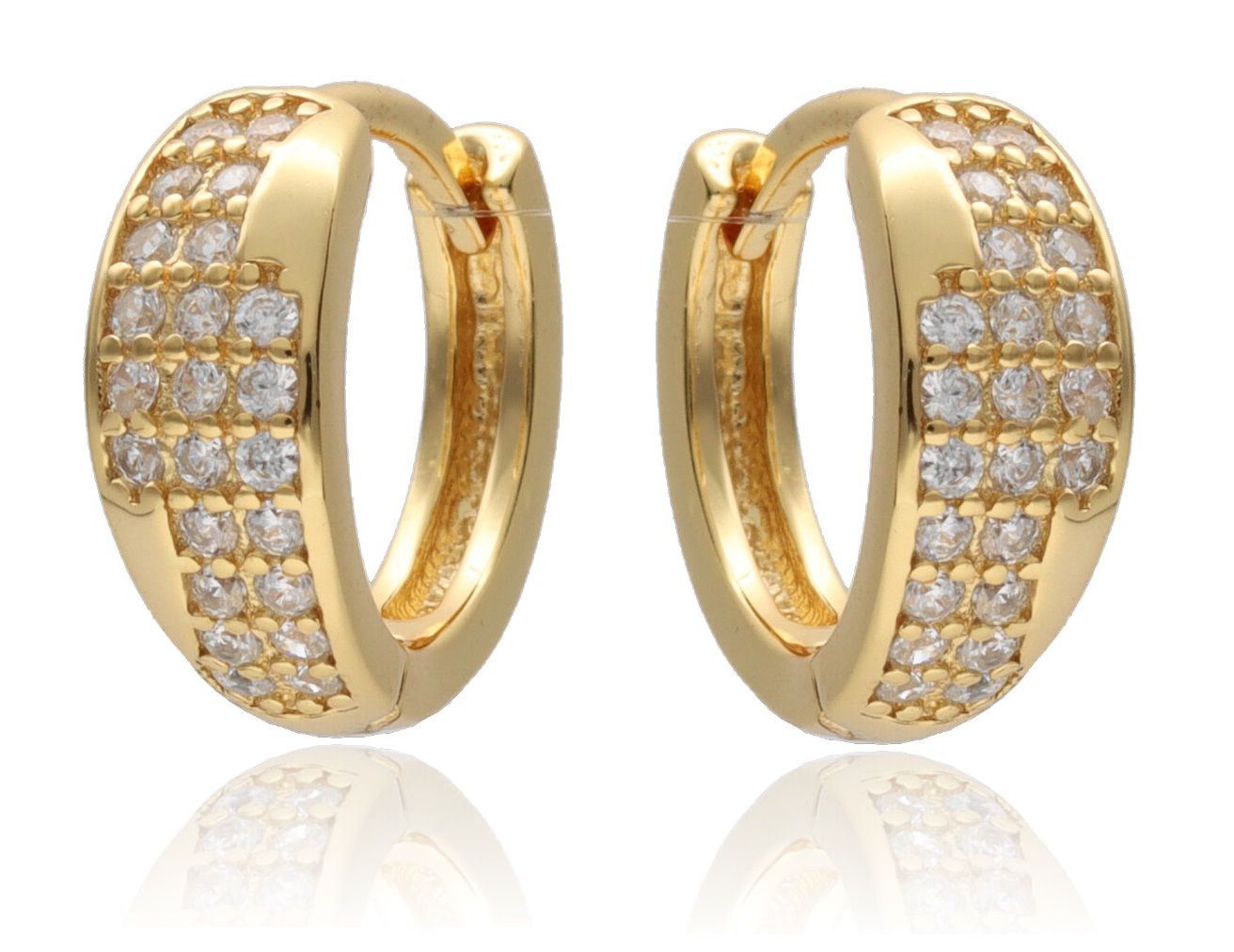 Silver Earrings Gold Plated