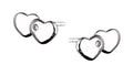 Silver Earrings Dis1085 Heart