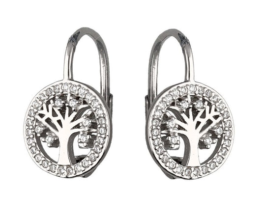 Silver Earrings Tree
