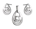 Silver Jewelry Set