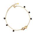 Silver Bracelet Gold Plated Infinity