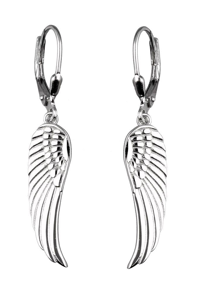 Silver Earrings Ce2319 Wings