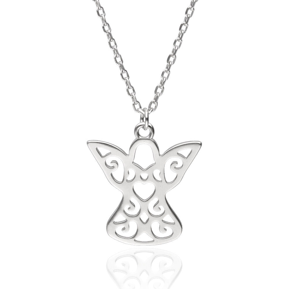 Silver Necklace Angel