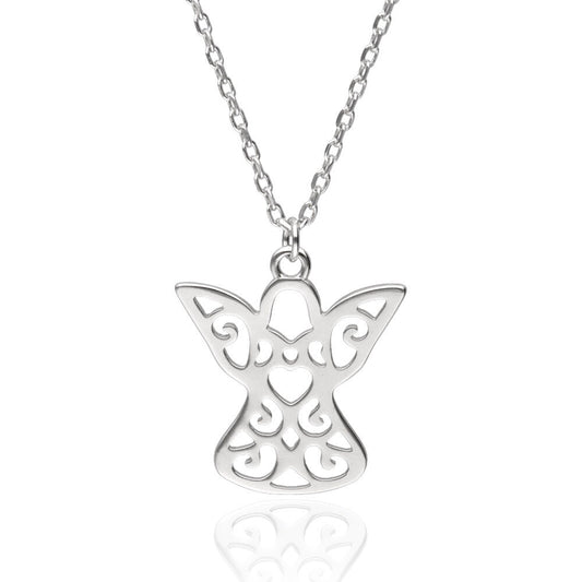 Silver Necklace Angel