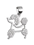 Silver Pendant Dog