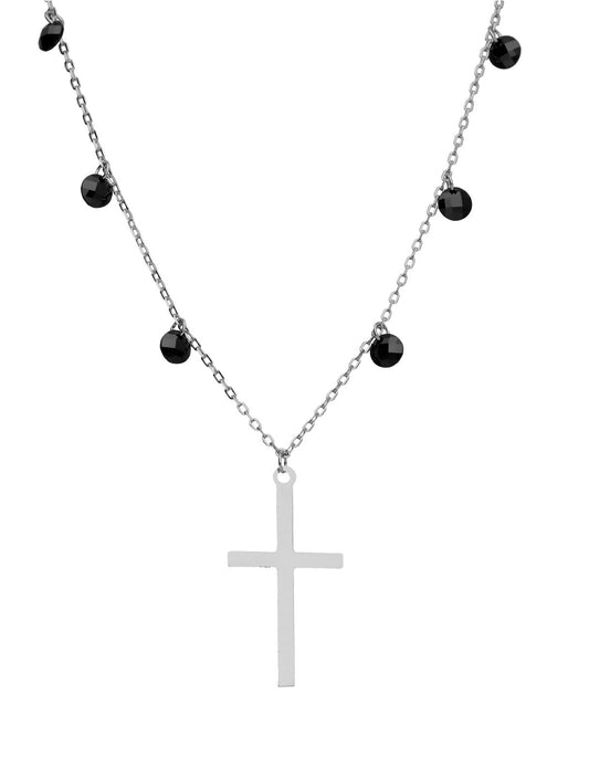 Silver Necklace Cross