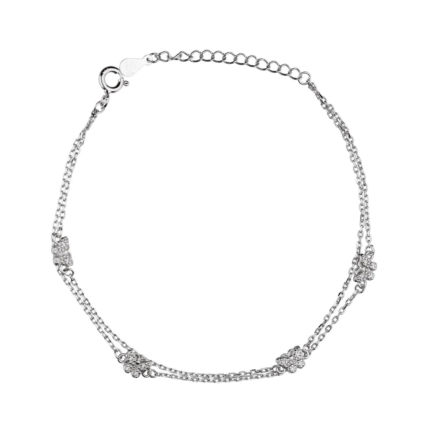 Silver Bracelet Butterfly