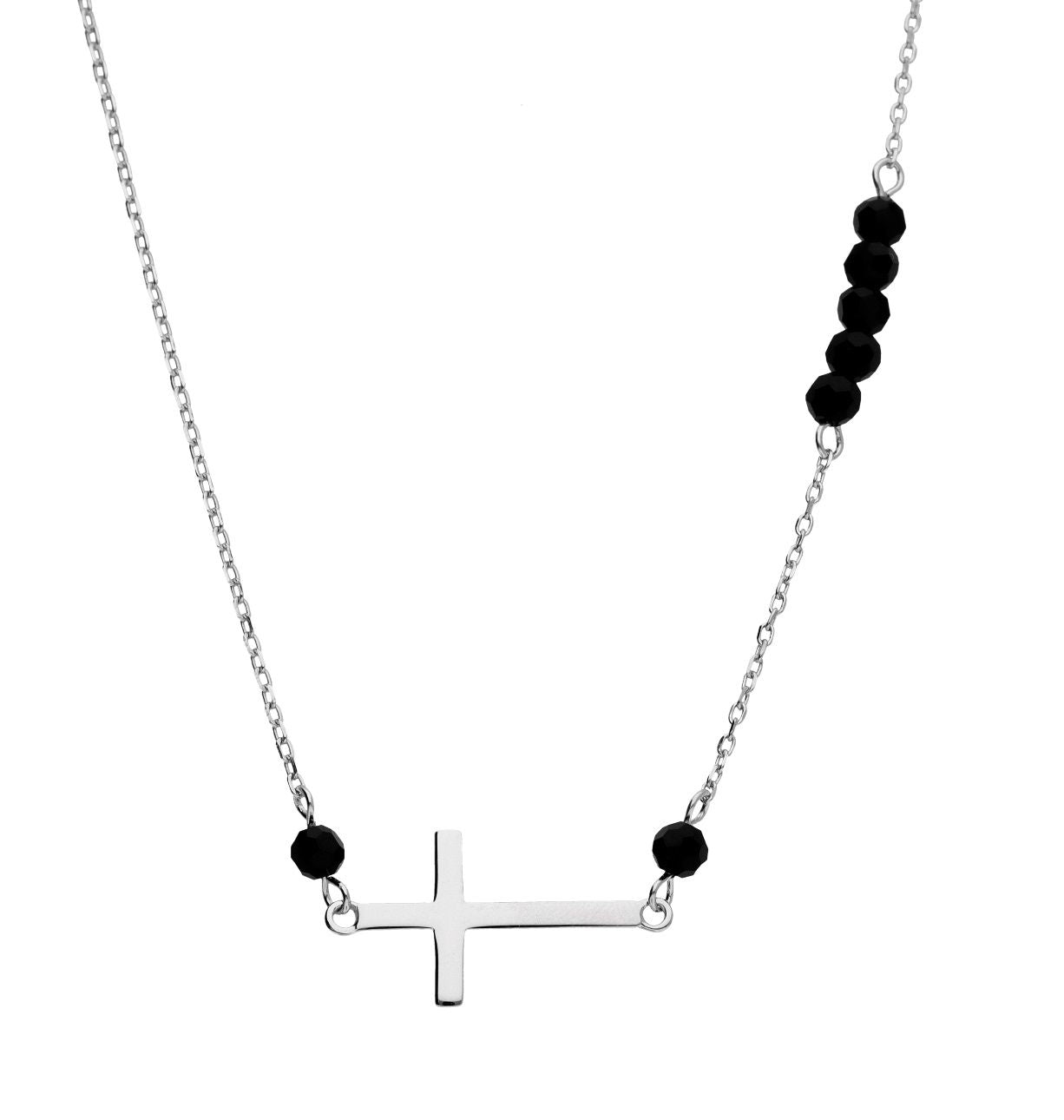 Silver Necklace Cross