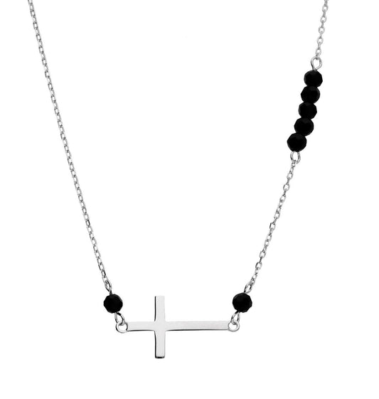 Silver Necklace Cross