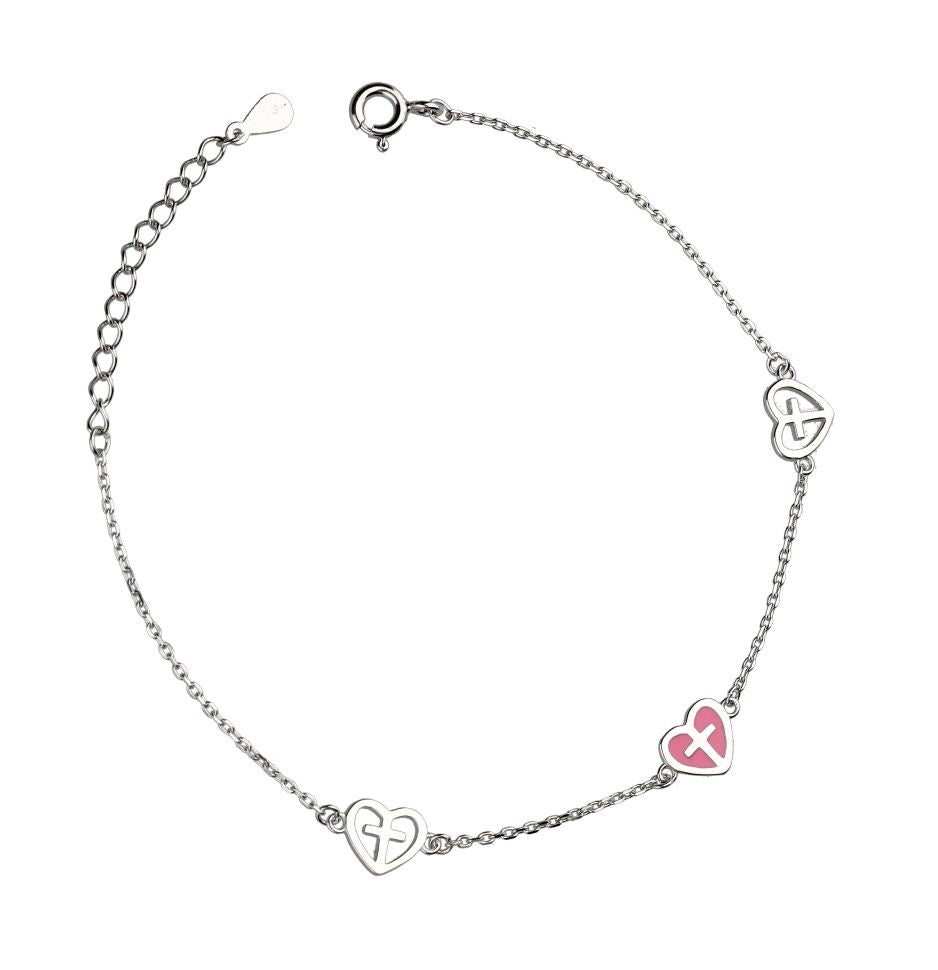 Silver Bracelet Heart