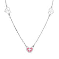 Silver Necklace Heart