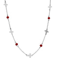 Silver Necklace Cross