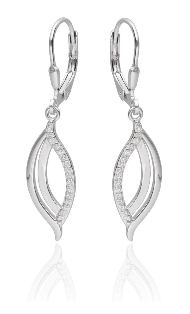 Silver Earrings English Long