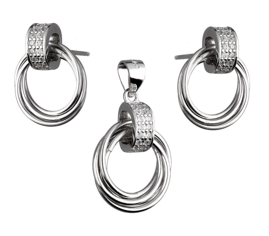 Silver Jewelry Set As1493