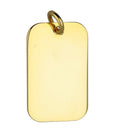 Silver Pendant Oval Binding Ring 4x6 Thickness 0.5 Engraved