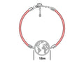 Silver Bracelet Db380-Cd Pink