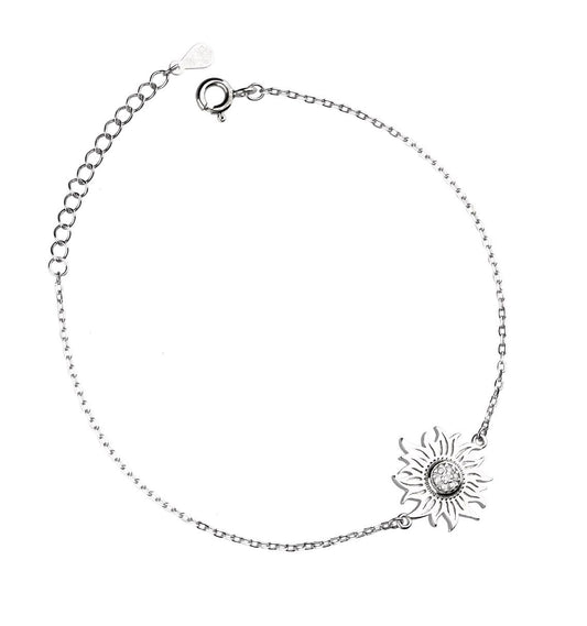 Silver Bracelet Sun