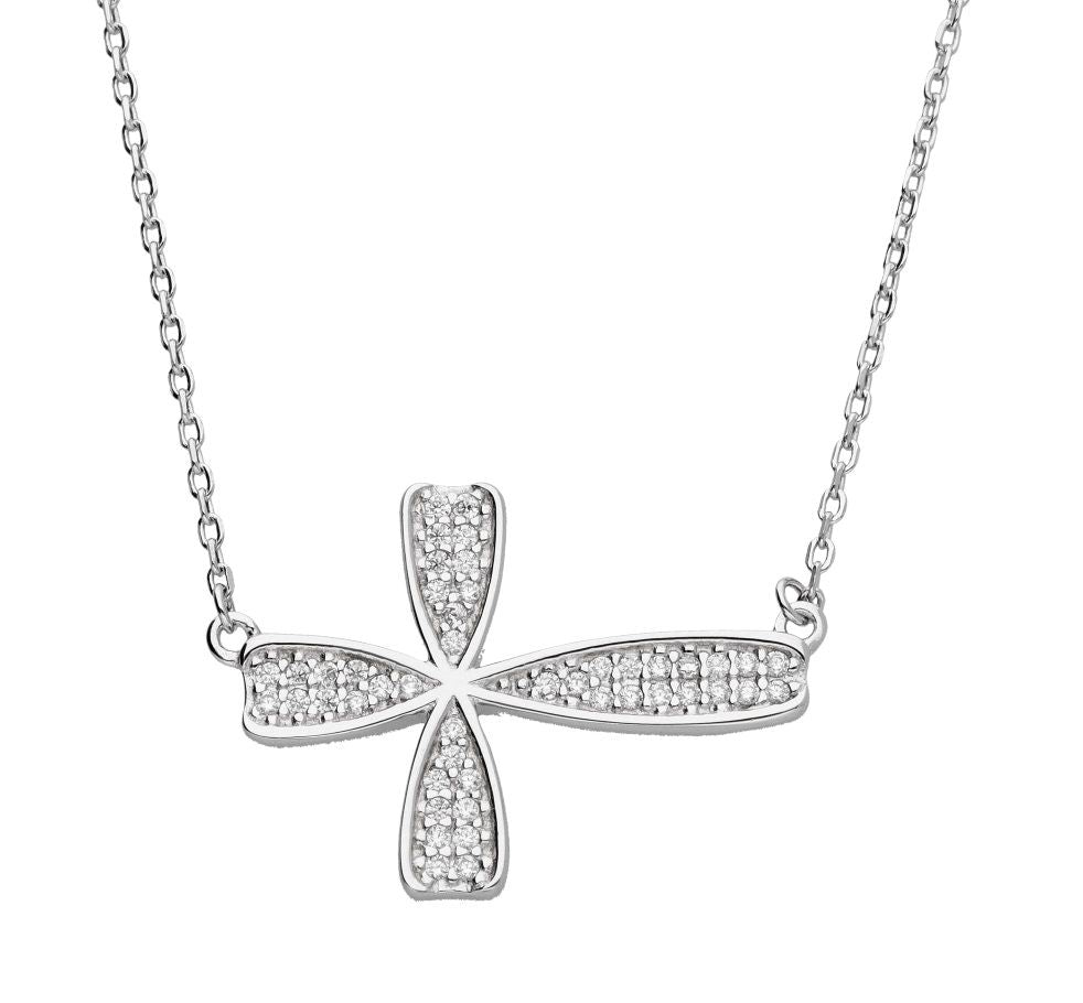 Silver Necklace Cross