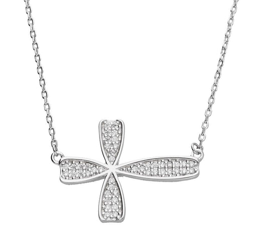 Silver Necklace Cross