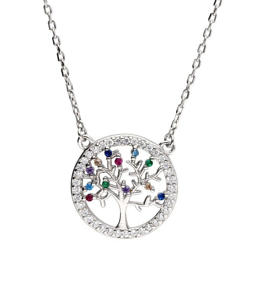 Silver Necklace Tree