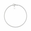 Silver Rolo Chain G030, Length 43+3cm