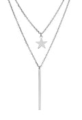 Silver Necklace Star