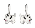 Silver Earrings Dog Kids