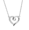 Silver Necklace Heart