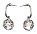 Silver Earrings He1884 Tree