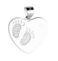 Silver Pendant Dp2907 Heart Rate