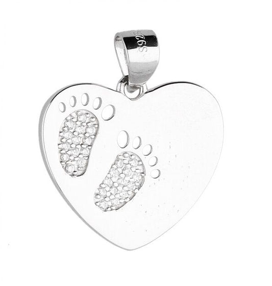 Silver Pendant Dp2907 Heart Rate
