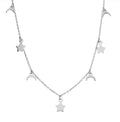 Silver Necklace Star