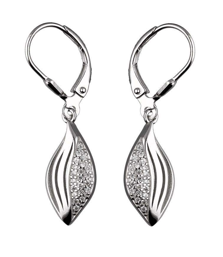 Silver Earrings Ds988-E Long