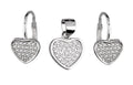 Silver Jewelry Set Ds1258 Heart